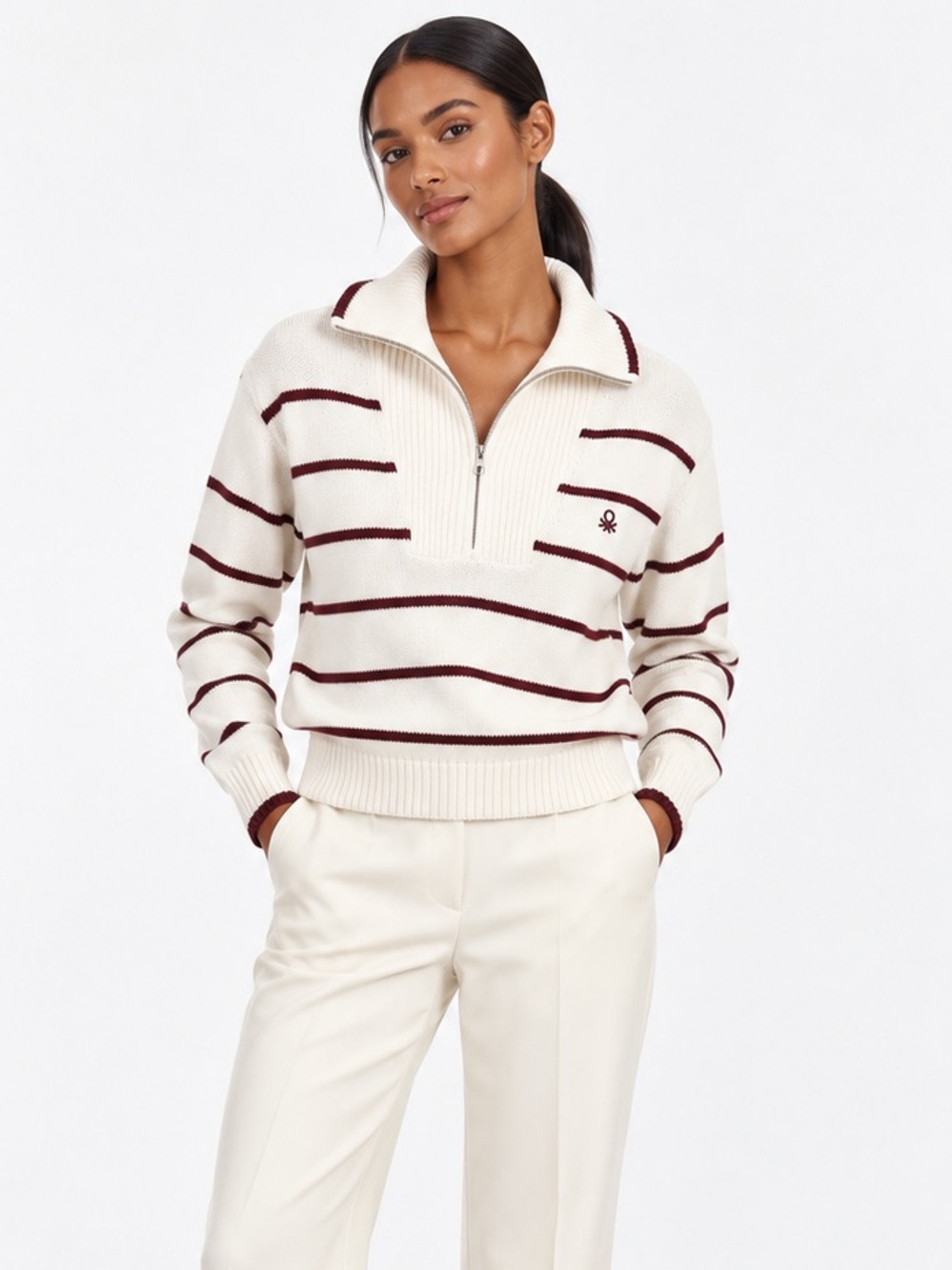 United Colors of Benetton Striped Sweater